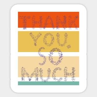 thank you so much Sticker